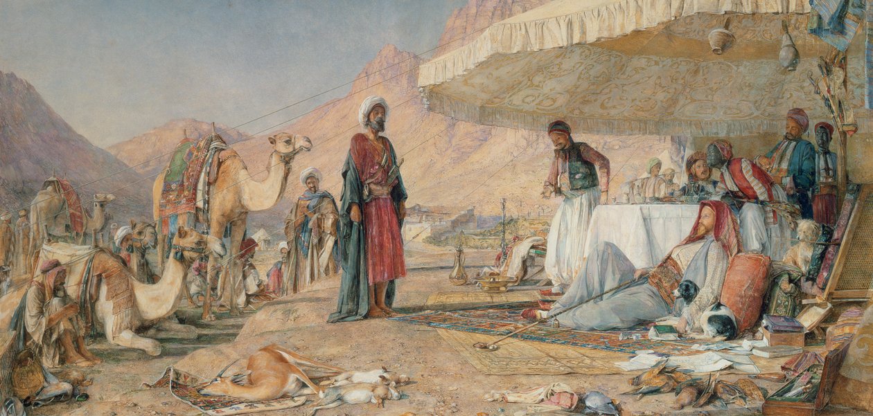 Un campement franc dans le désert du mont Sinaï, 1842, 1856 - John Frederick Lewis