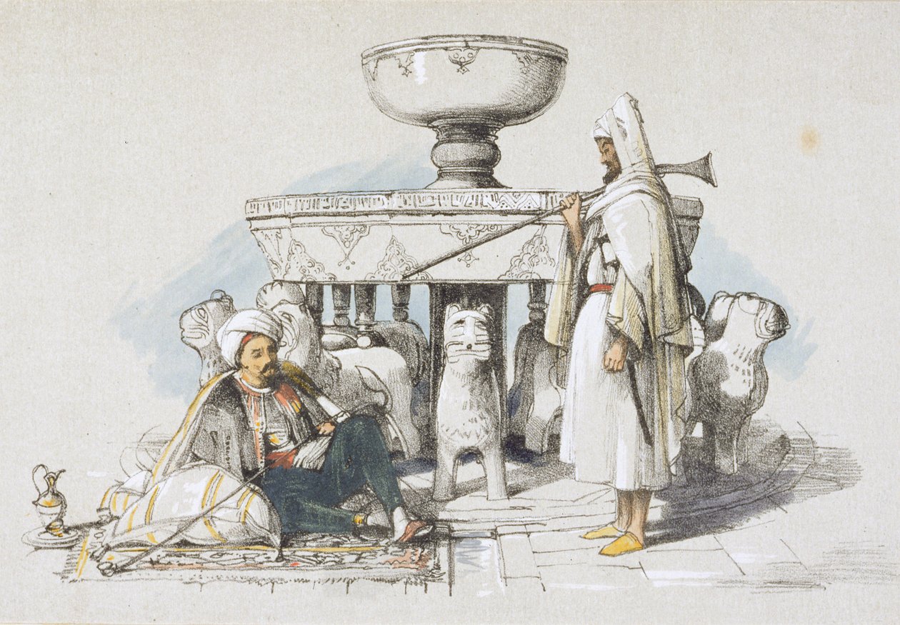 La Fontaine des Lions, vignette de 