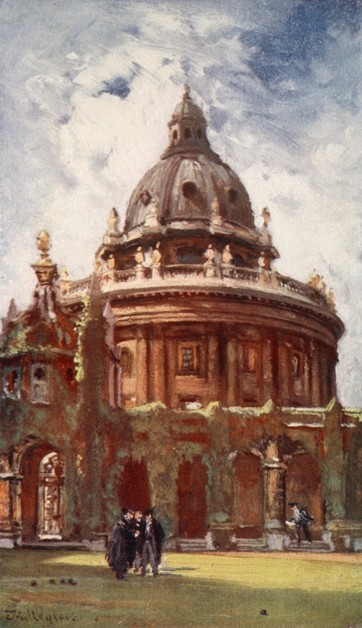 La bibliothèque Radcliffe, ou Camera Bodleian, depuis le collège All Soul