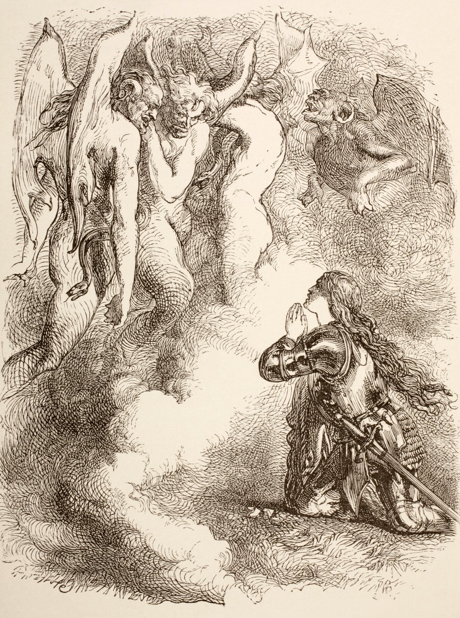 Jeanne la Pucelle abandonnée par ses amis, 1890 - John Gilbert