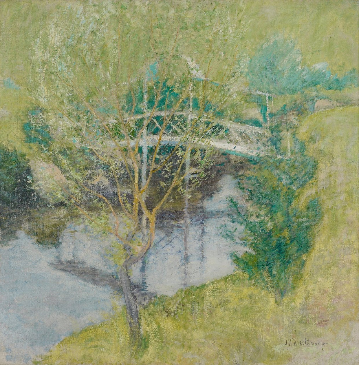 Le Pont Blanc - John Henry Twachtman