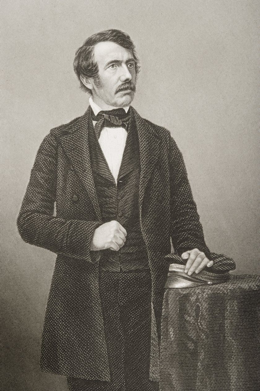 David Livingstone (1813-73) gravé par D.J. Pound d