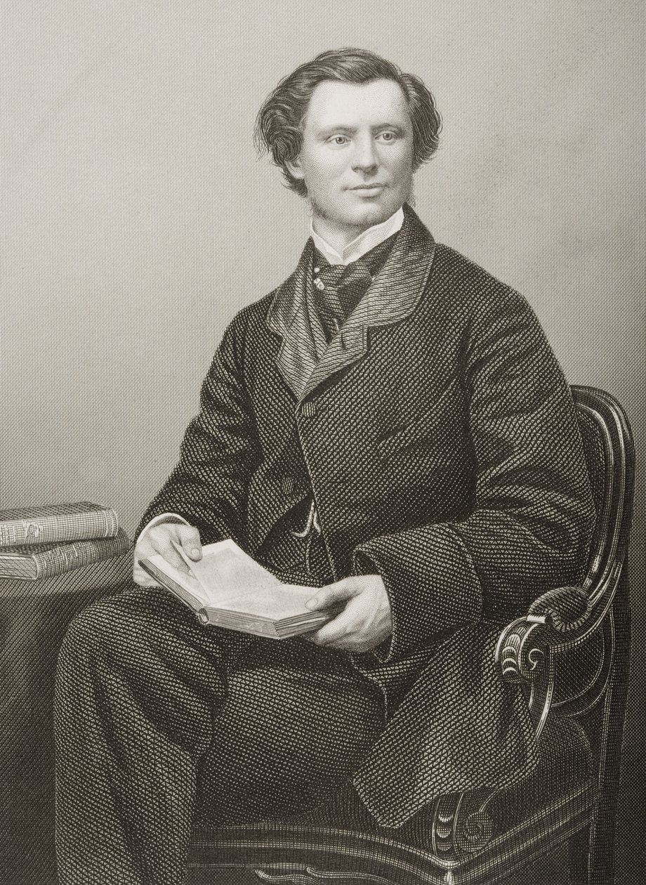 William Coutts Keppel (1832-94) Vicomte Bury, gravé par D.J. Pound d