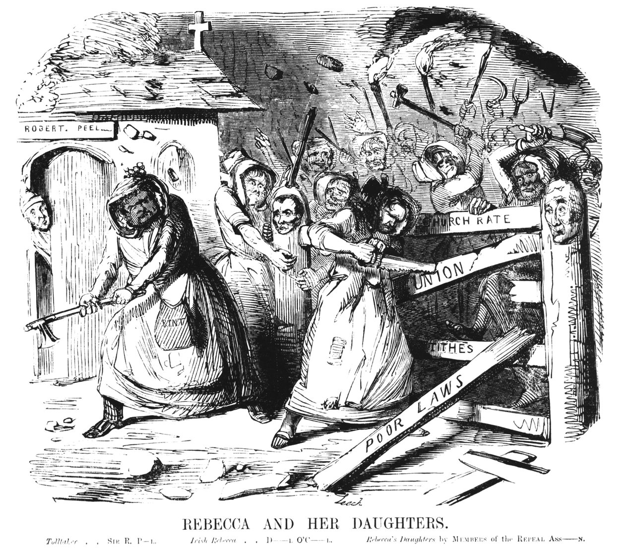 Rebecca et ses filles - John Leech