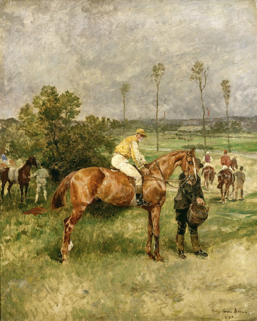 Avant le départ, 1890 - John Lewis Brown