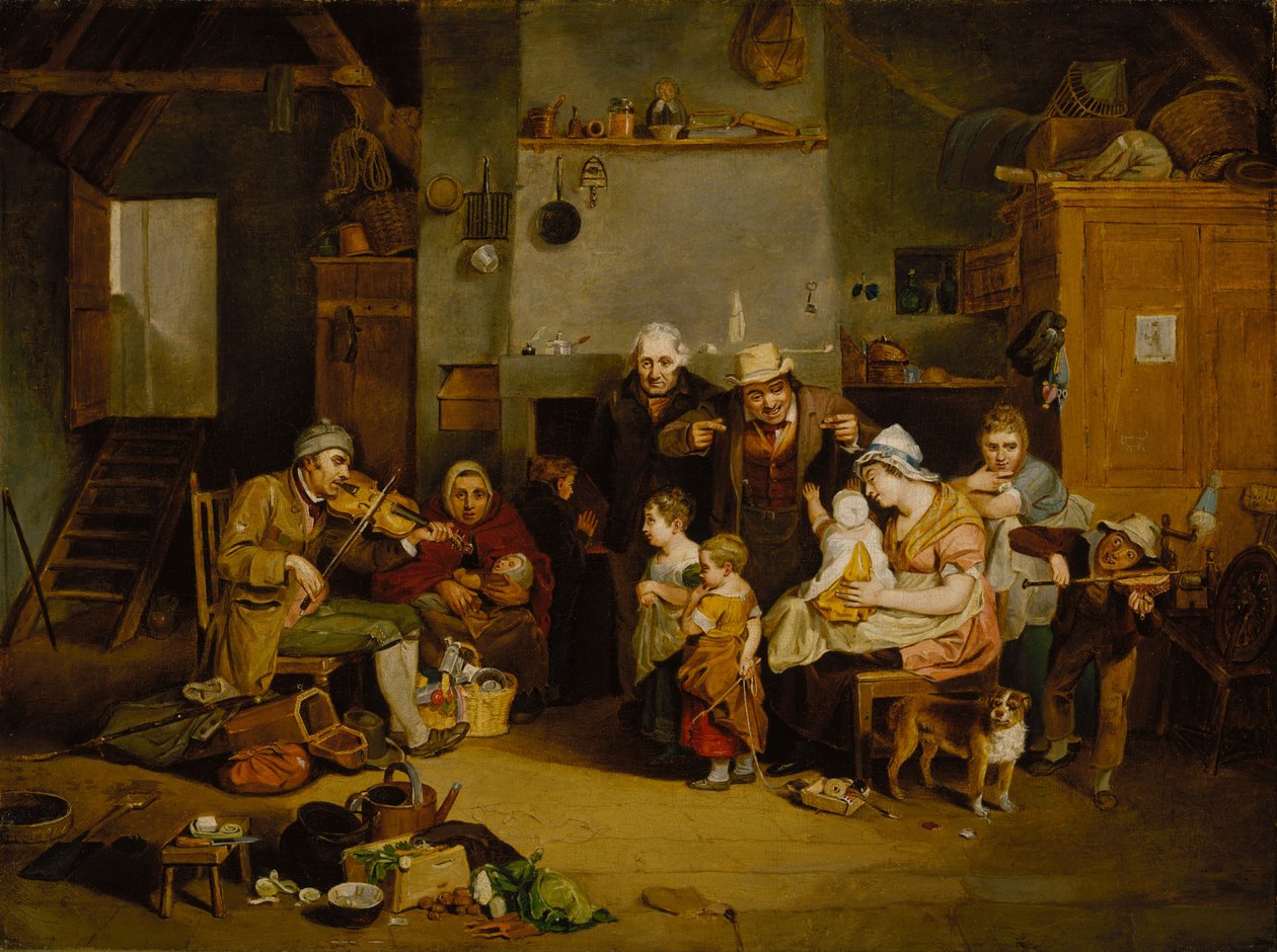 Le Violoneux aveugle - John Lewis Krimmel
