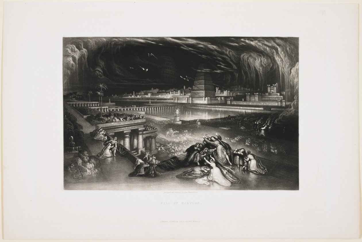 La Chute de Babylone, 1826 - John Martin