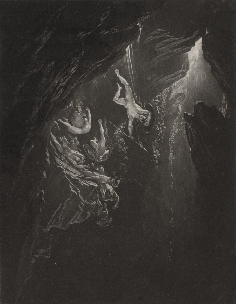 La chute des anges rebelles, c.1827 - John Martin