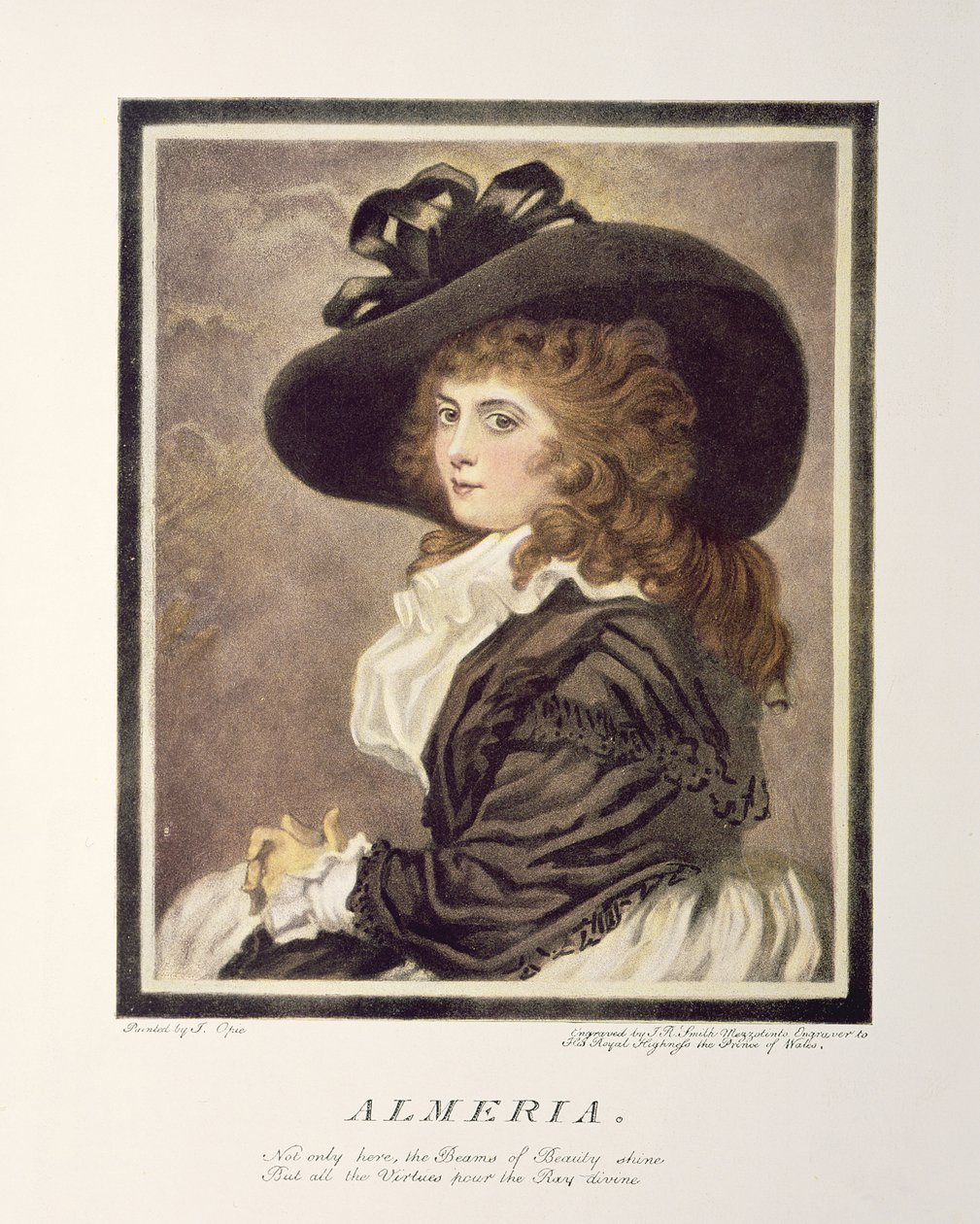 Almeria, gravé et publié par John Raphael Smith, 1787 - John Opie