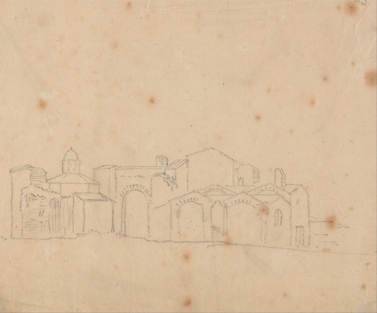 Thermes de Dioclétien - John Robert Cozens
