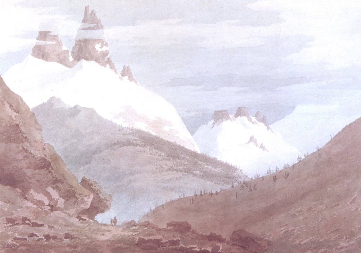 Chamonix et Martigny - John Robert Cozens