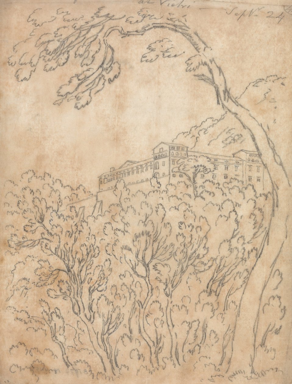 Couvent à Vietri - John Robert Cozens