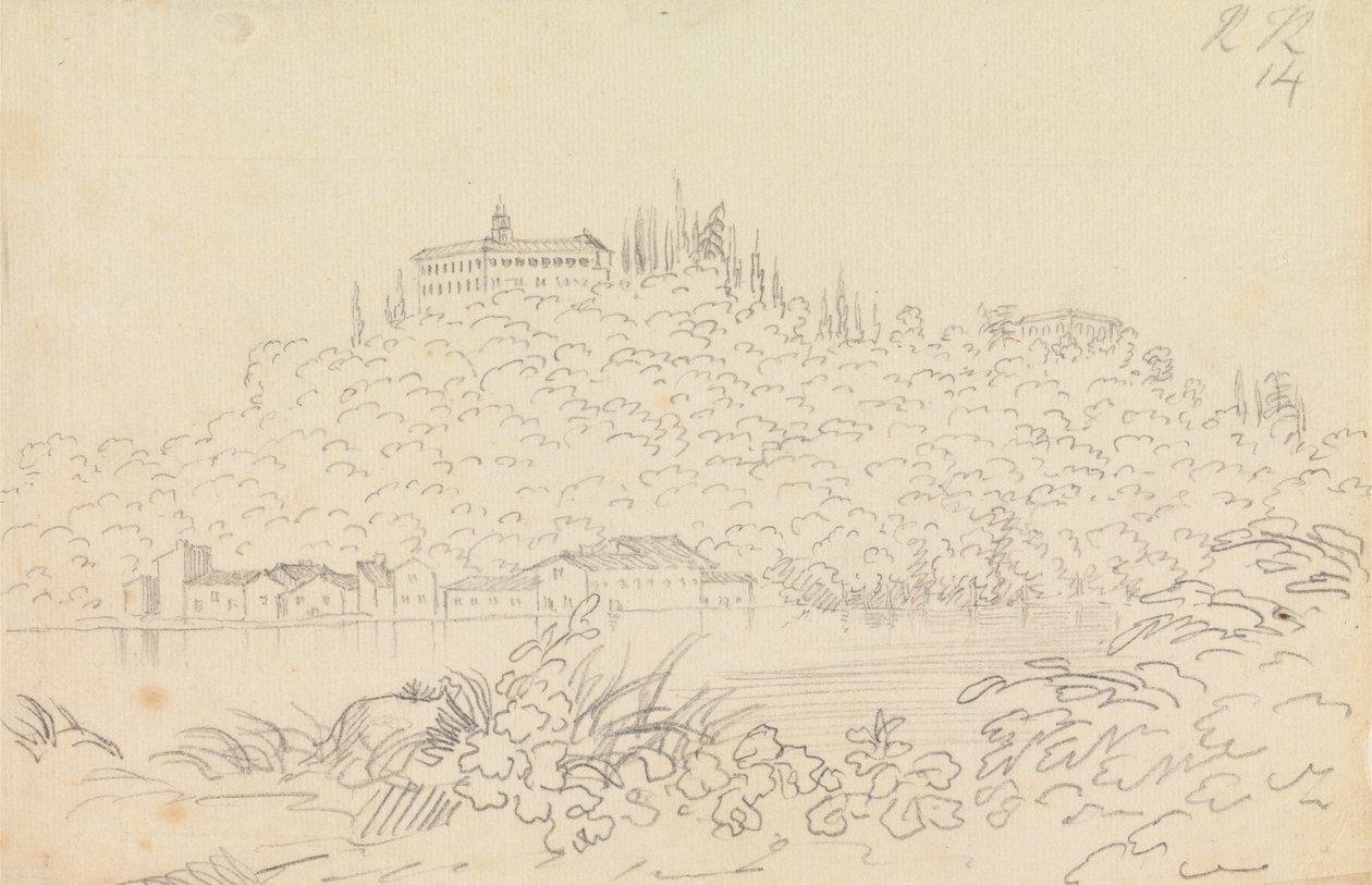 Couvent de Monte Olivetto près de Florence - John Robert Cozens