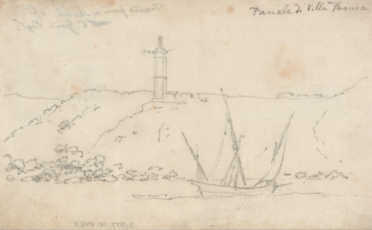 Fanale di villa Franca - John Robert Cozens