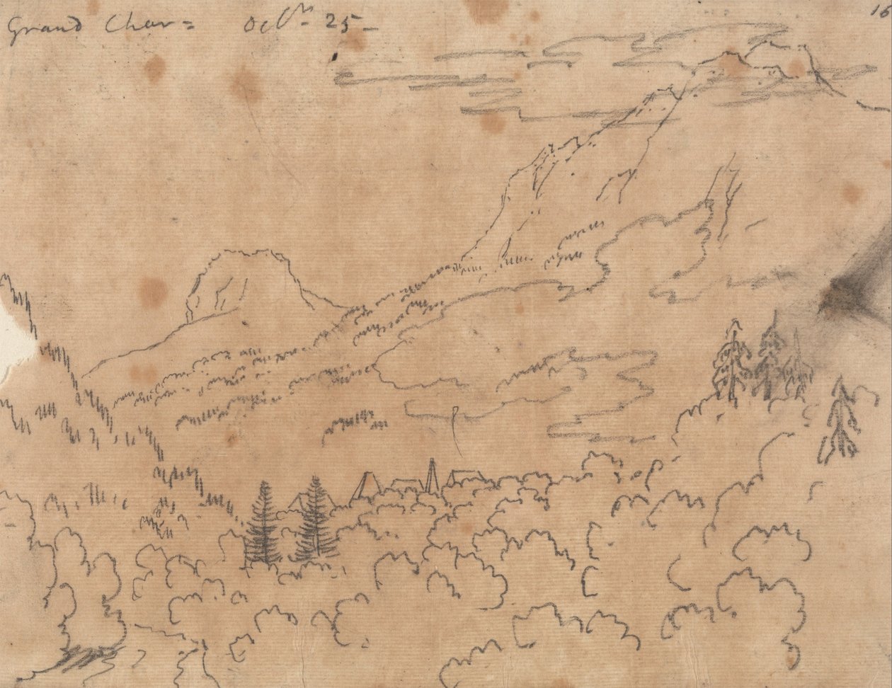 Grande Chartreuse, 25 octobre - John Robert Cozens