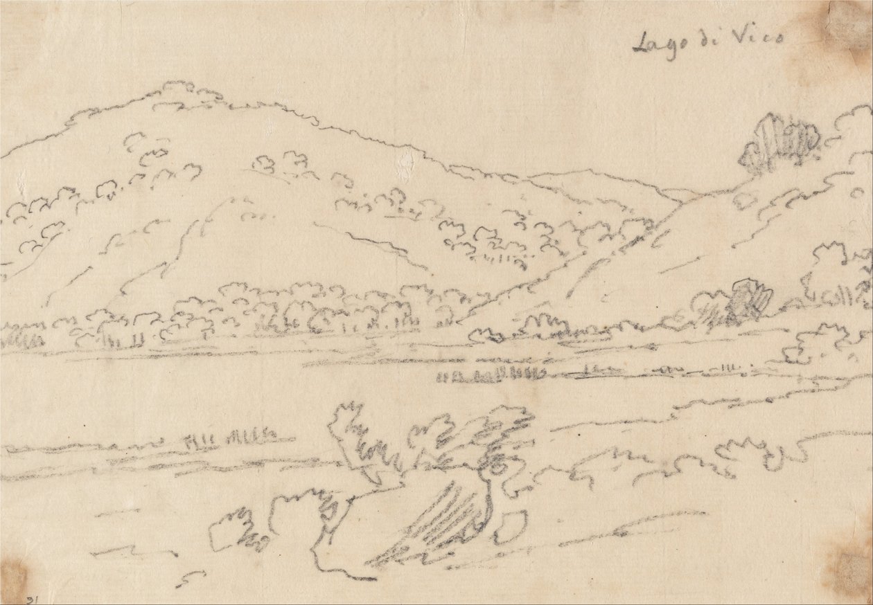 Lago di Vico - John Robert Cozens