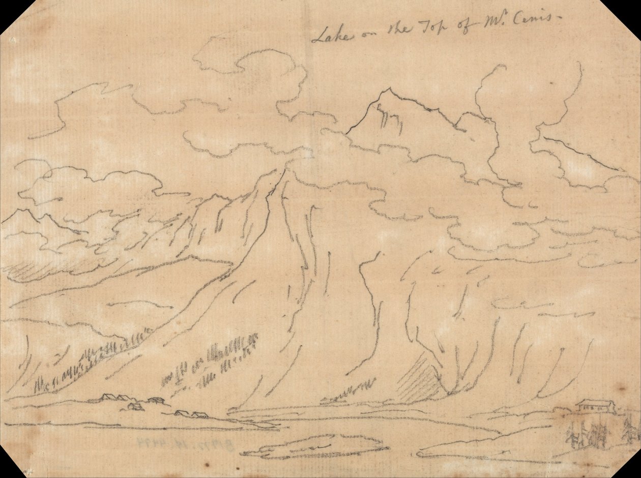Lac au sommet du Mont Cenis - John Robert Cozens