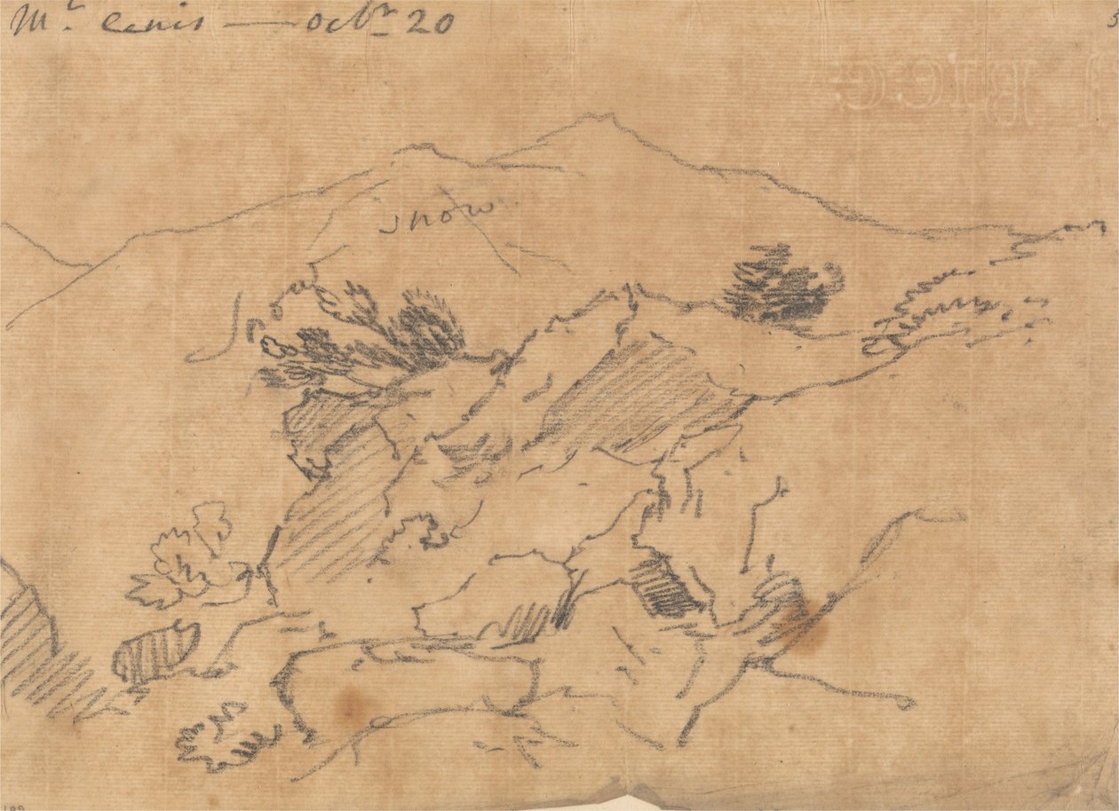Mont Cenis, 20 octobre - John Robert Cozens