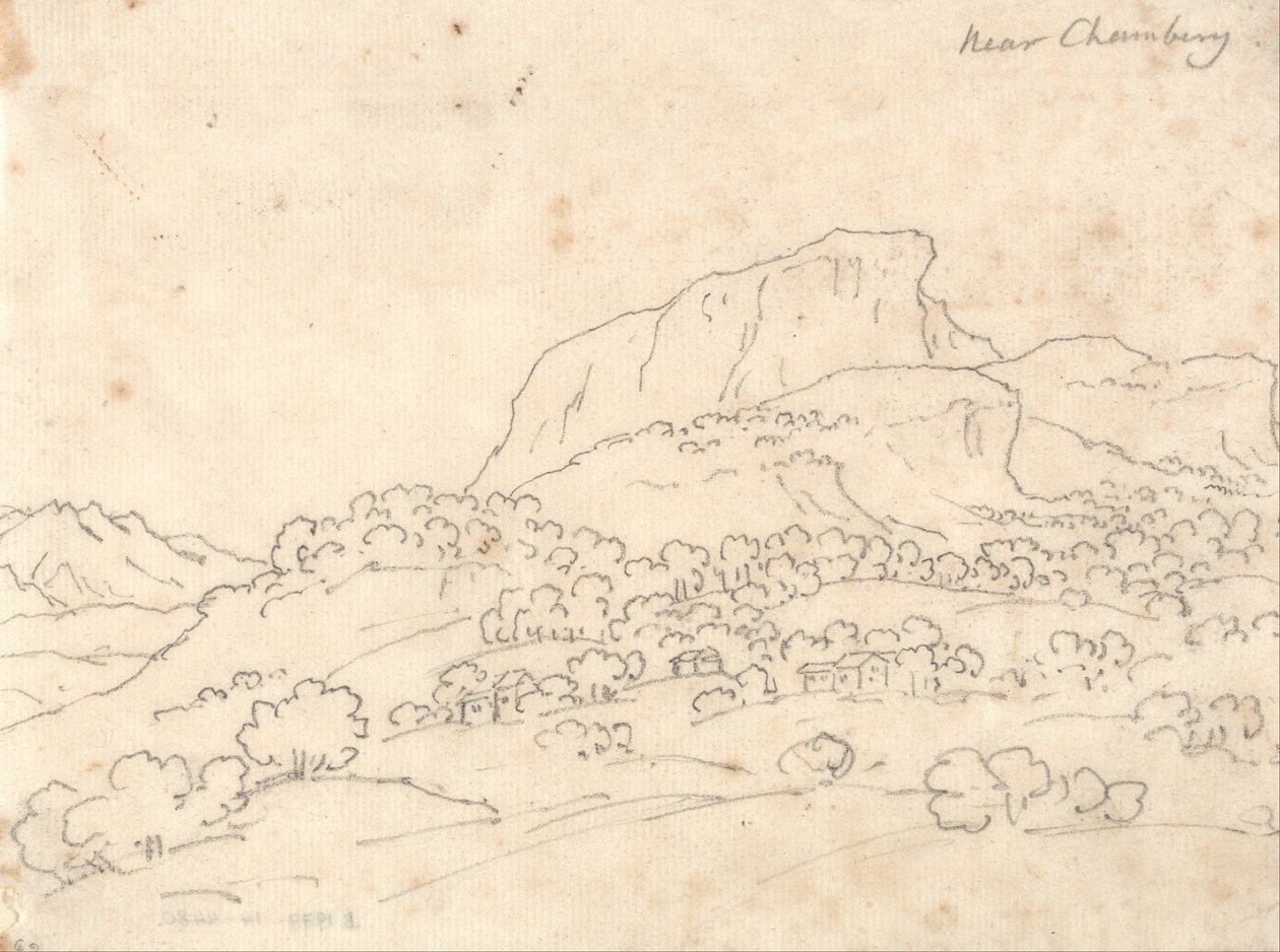 Près de Chamberg - John Robert Cozens