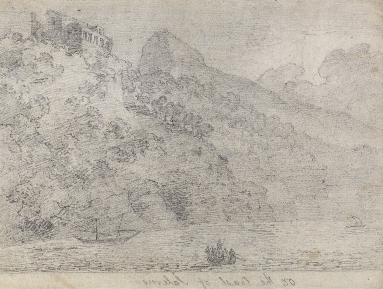 Sur la côte de Salerne - John Robert Cozens