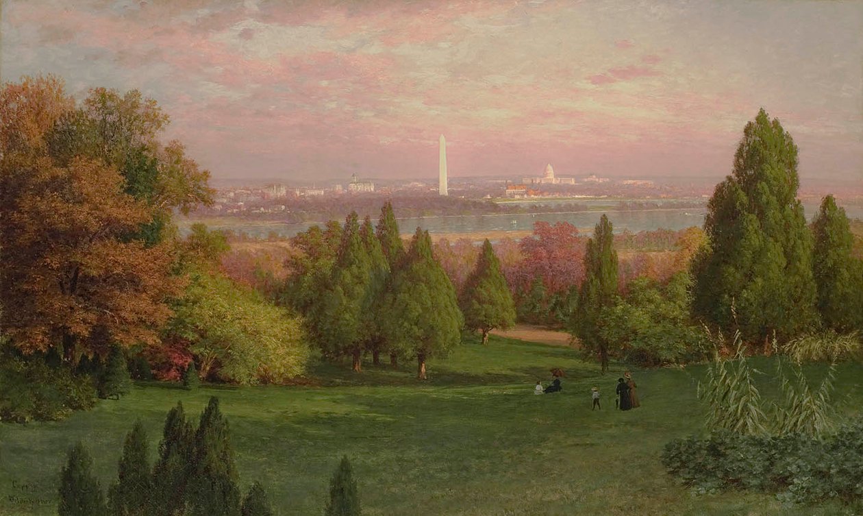 Vue de Washington depuis Arlington - John Ross Key