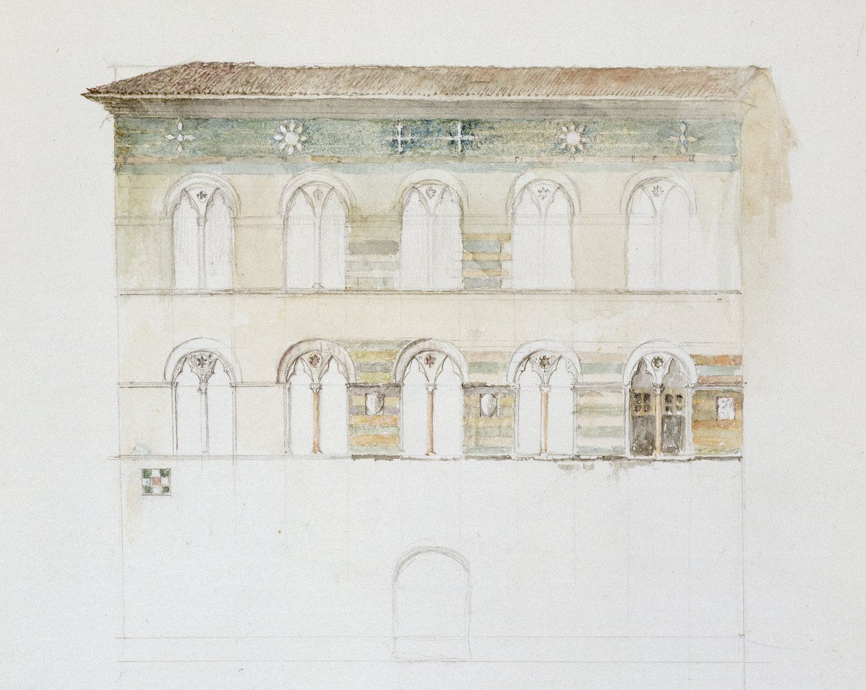 Le Palazzo Gambacorti, Pise, 27 - 30 avril 1872 - John Ruskin