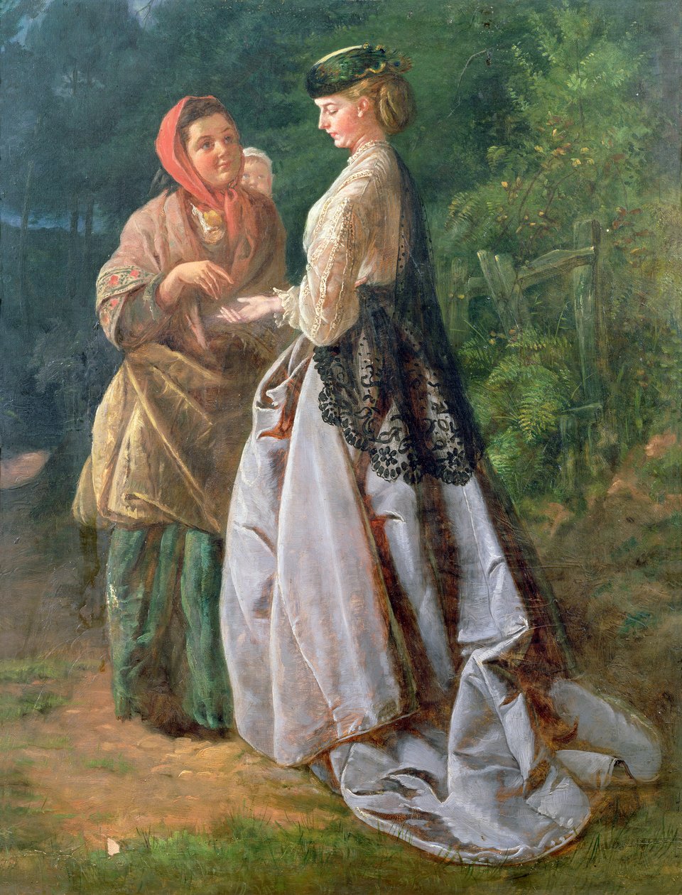 Danet et la diseuse de bonne aventure, 1859 - John Scott Cavell