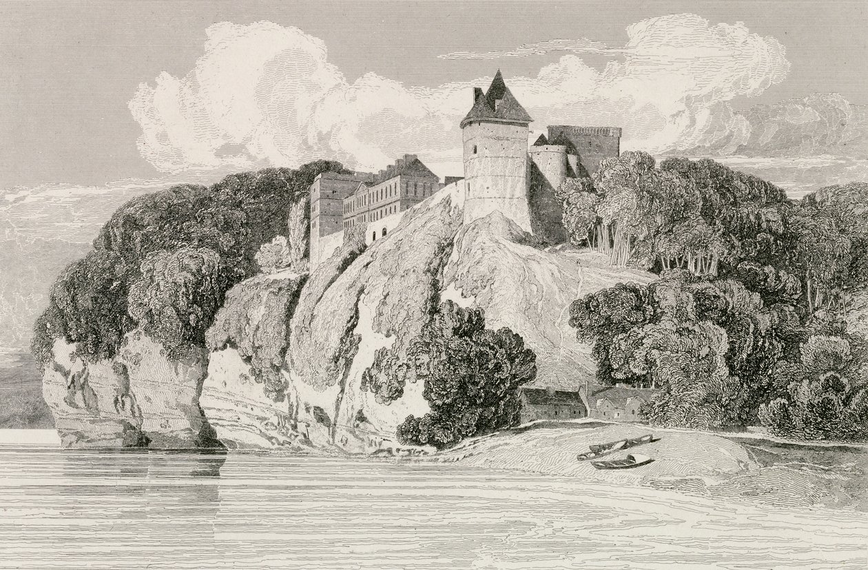 Château de Tancarville, publié le 1er octobre 1821 - John Sell Cotman