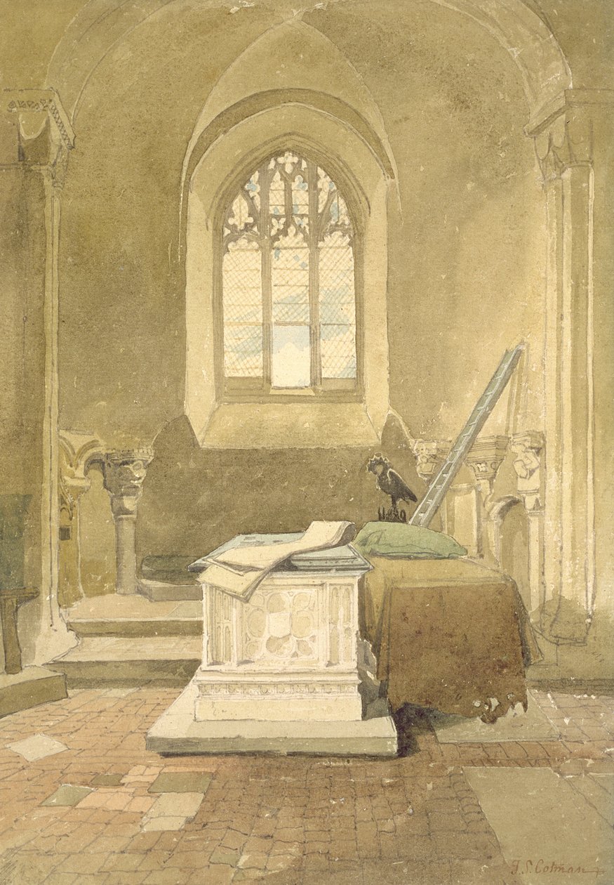 Chapelle de Jésus, Cathédrale de Norwich, c.1807 - John Sell Cotman