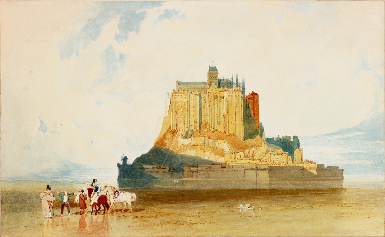 Mont St Michel, 1829 - John Sell Cotman