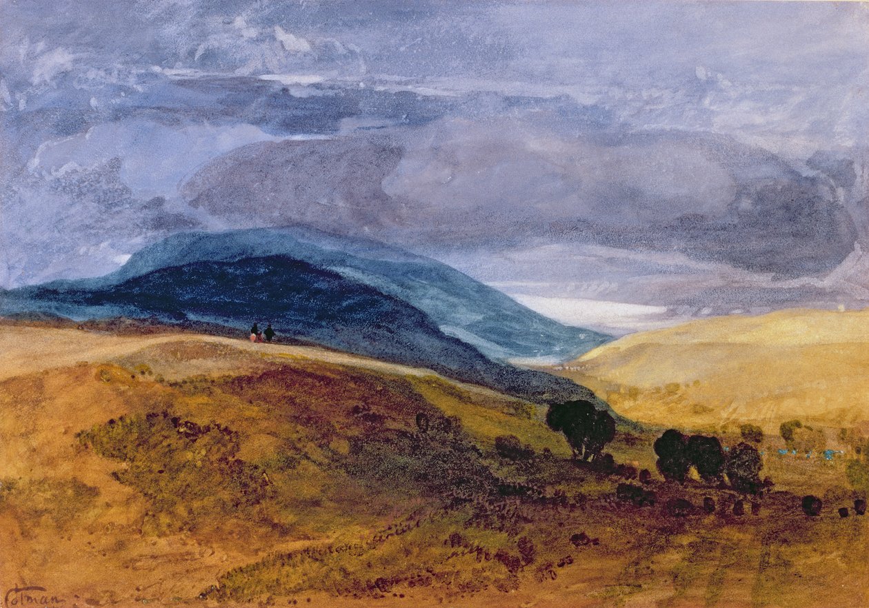 Sur les Downs - John Sell Cotman