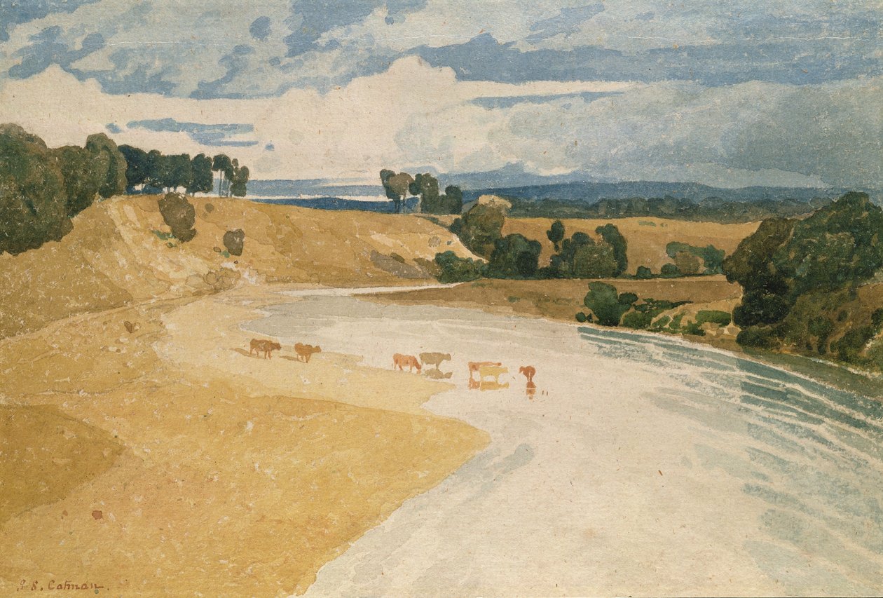 Sur la Tees à Rockcliffe - John Sell Cotman