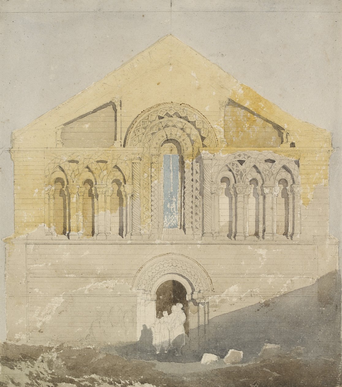 Façade ouest de l