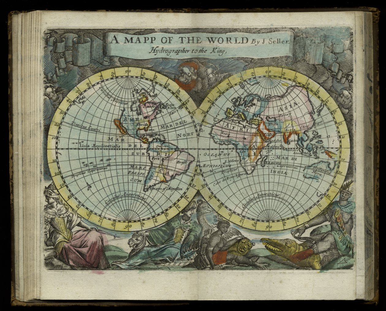 Carte du monde tirée de l
