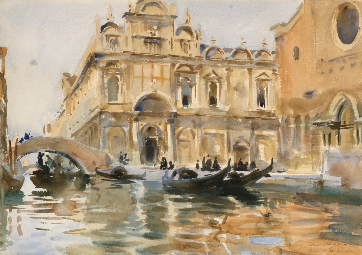 Rio dei Mendicanti, Venise - John Singer Sargent