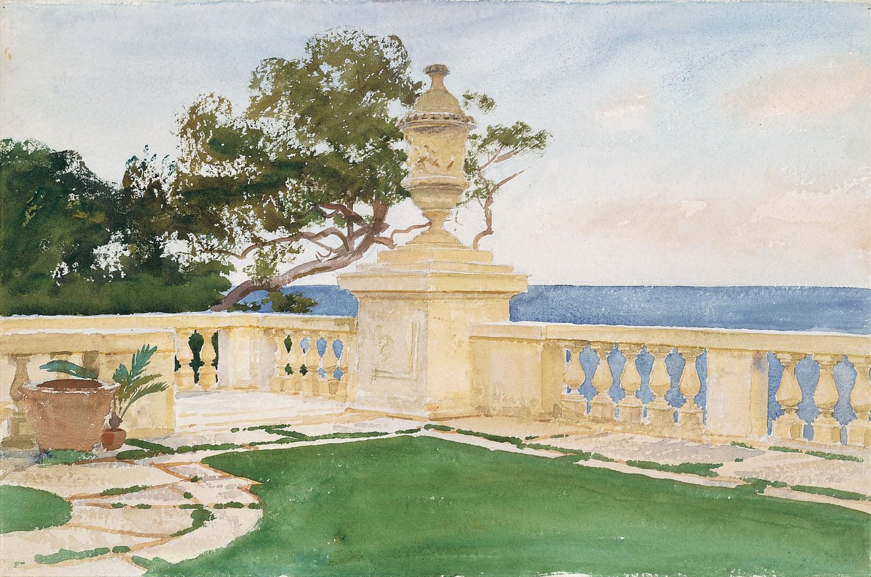 Terrasse, Vizcaya, 1917 - John Singer Sargent