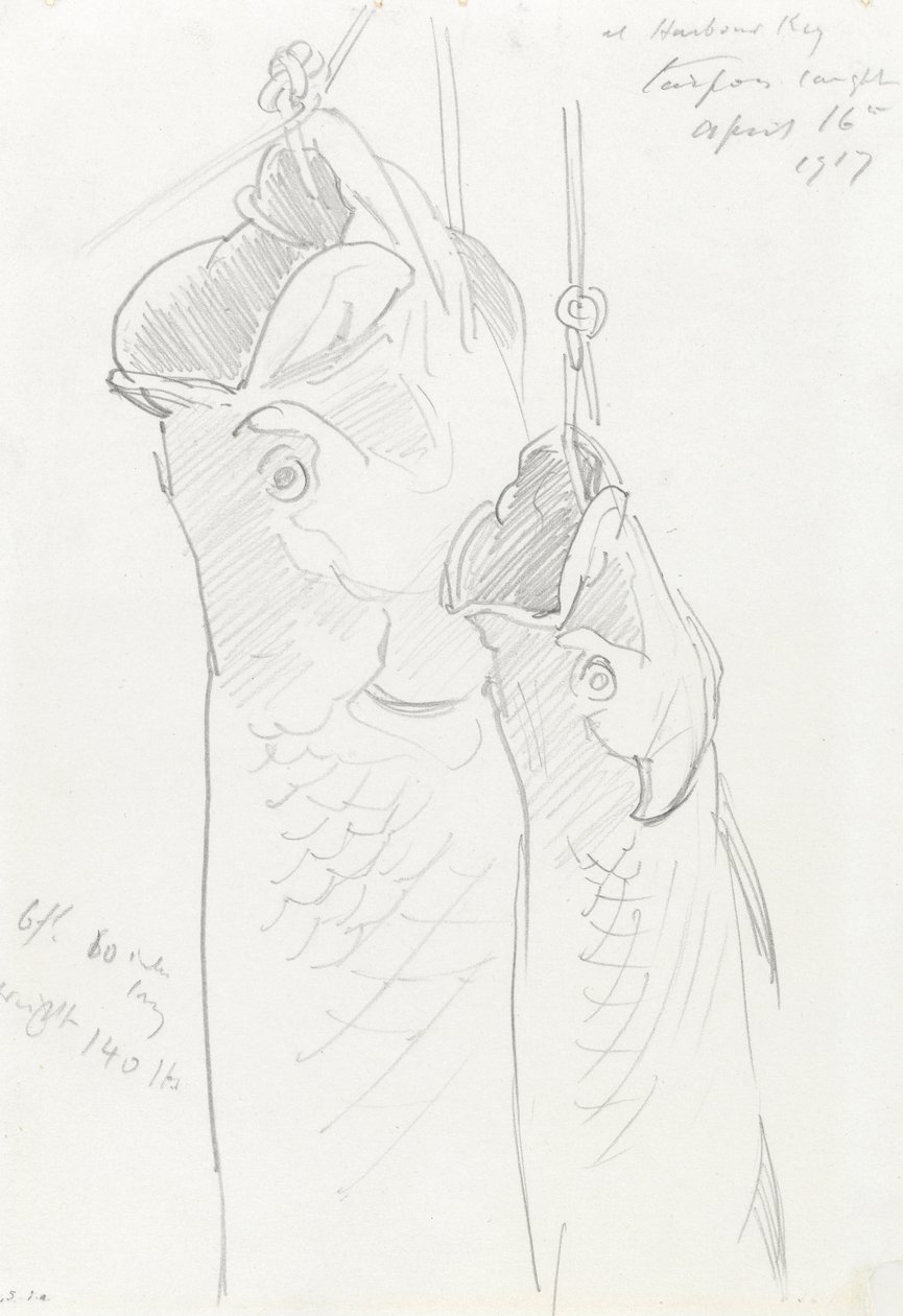 Deux tarpons, 1917 - John Singer Sargent
