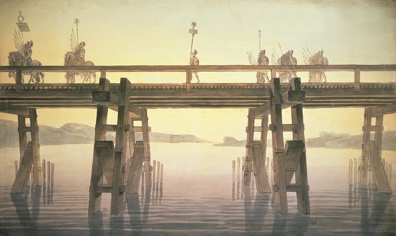 Il Ponte di Cesare, 1814 - John Soane
