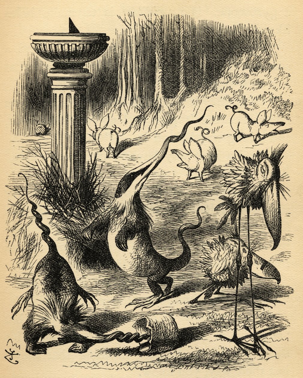 Les Borogoves, Toves et les Raths, illustration de 