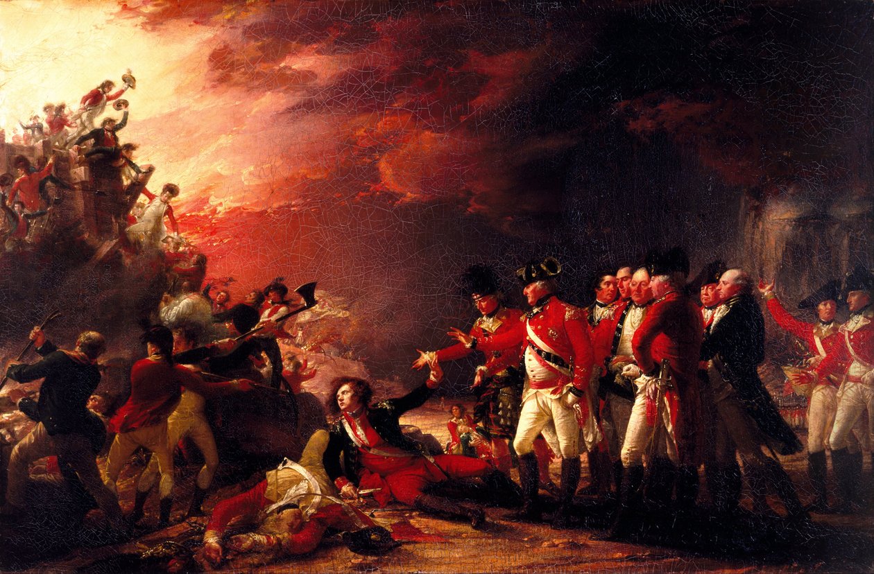 La sortie faite par la garnison de Gibraltar - John Trumbull