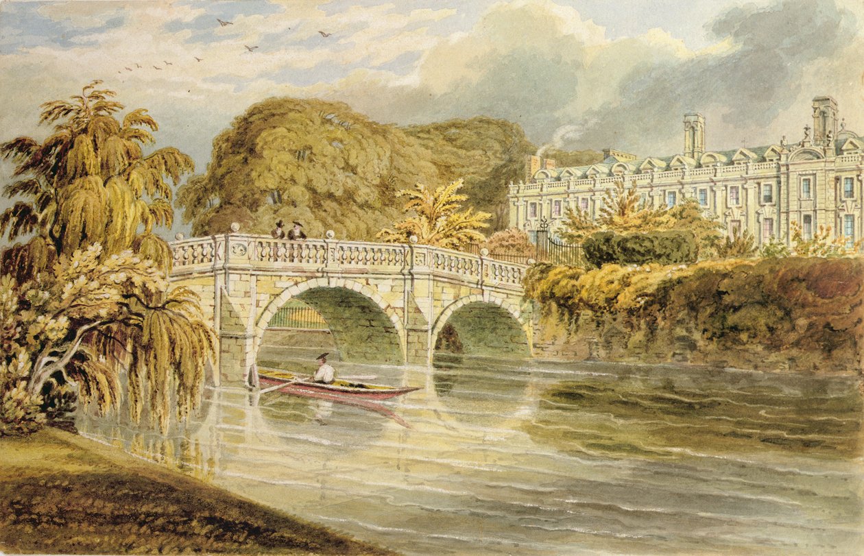 Clare Bridge sur la rivière Cam - John Ward