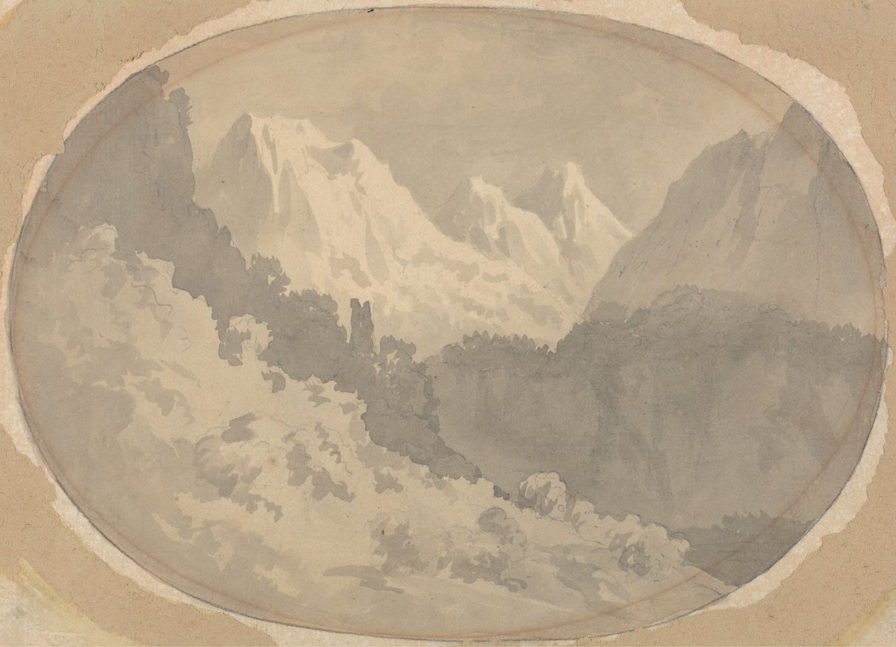 Scène alpine - John Warwick Smith