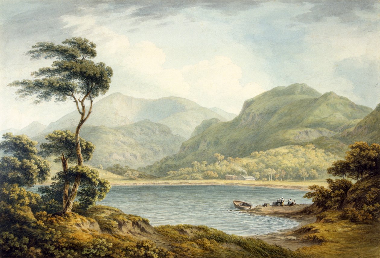 Le bout supérieur du lac Coniston, Lancashire, 1801 - John Warwick Smith