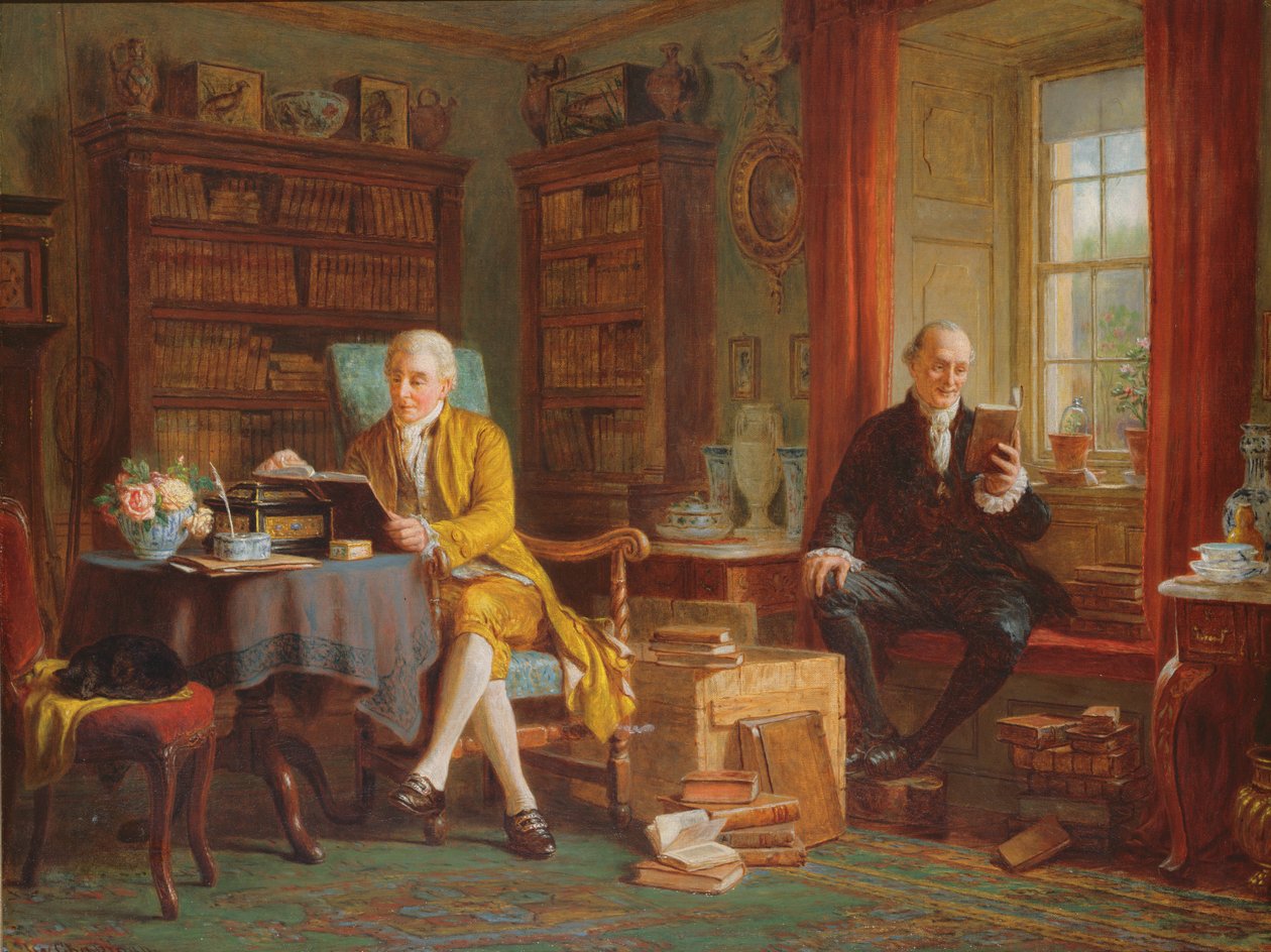 Dans la bibliothèque - John Watkins Chapman