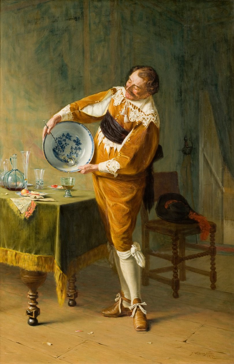 Le fond du bol à punch, 1879 - John Watson Nicol