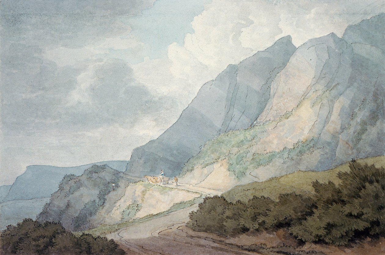 Entre Lyme Regis et Charmouth - John White Abbott