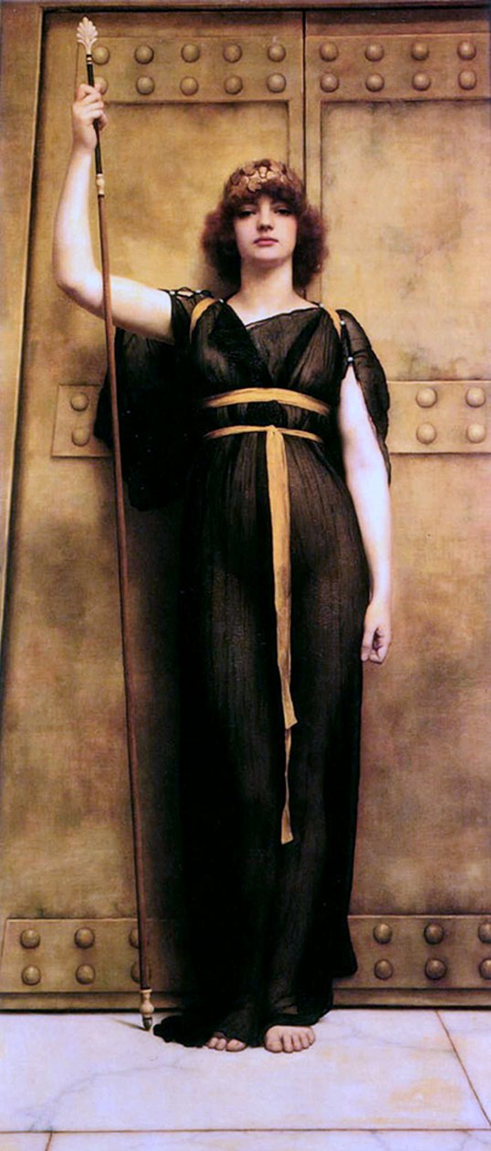 Une prêtresse - John William Godward
