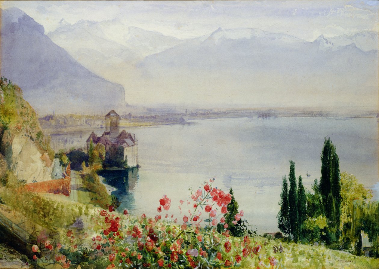 Le château de Chillon - John William Inchbold