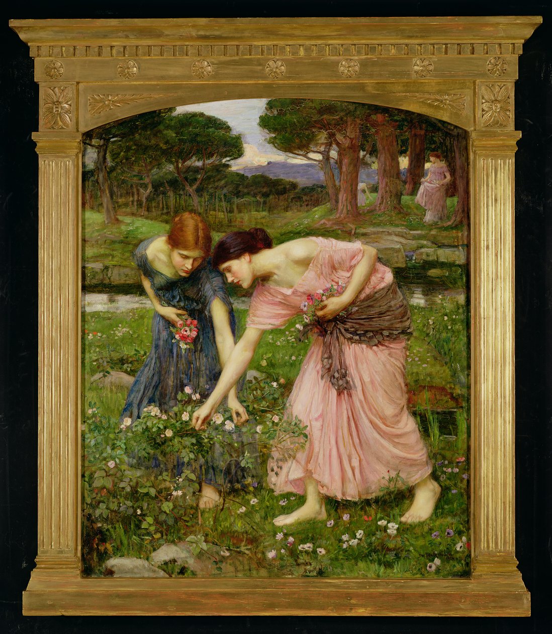 Cueillez vos boutons de rose tant que vous pouvez, 1909 - John William Waterhouse