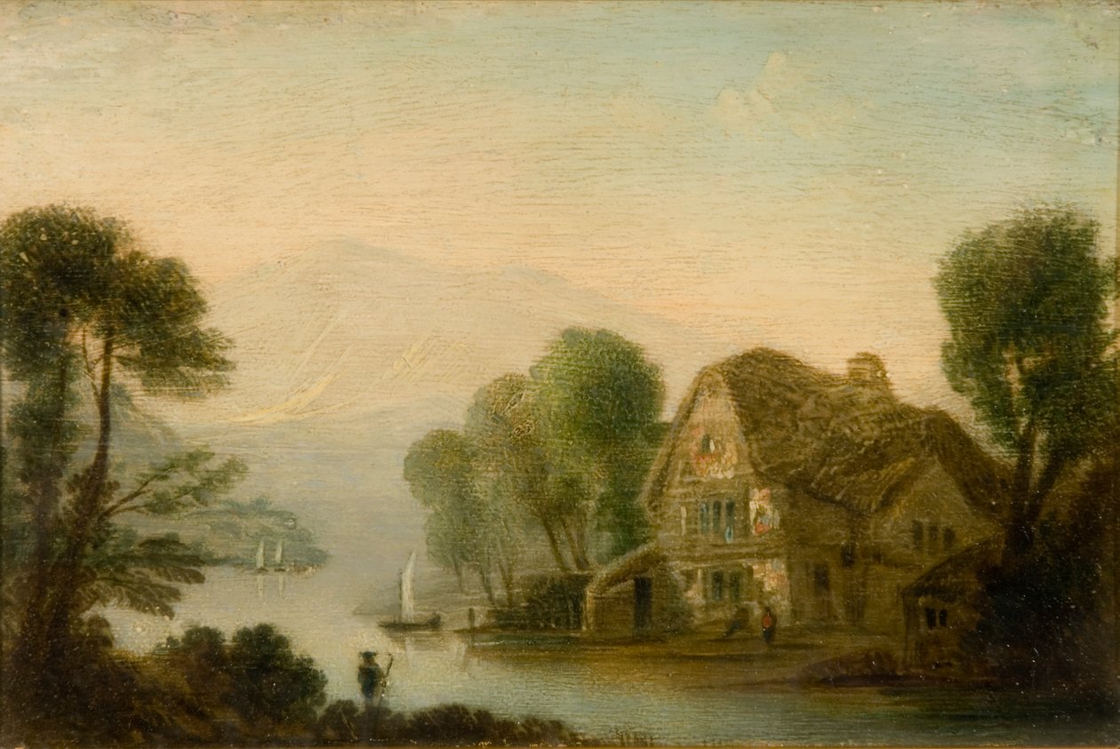 Ferry de Breadlebane, Loch Tay - John Wilson Ewbank